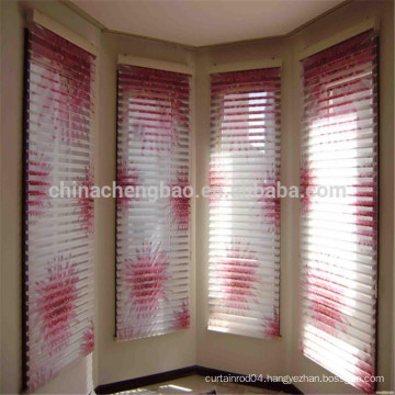 wholesale door window curtain with flower patterns